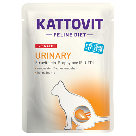 Kattovit Feline Urinary Pouch 24 x 85 g - vasikka