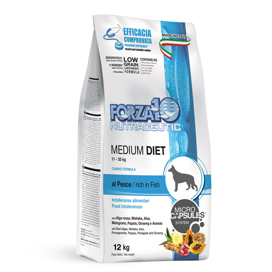 Forza10 Medium Diet with Fish - 12 kg