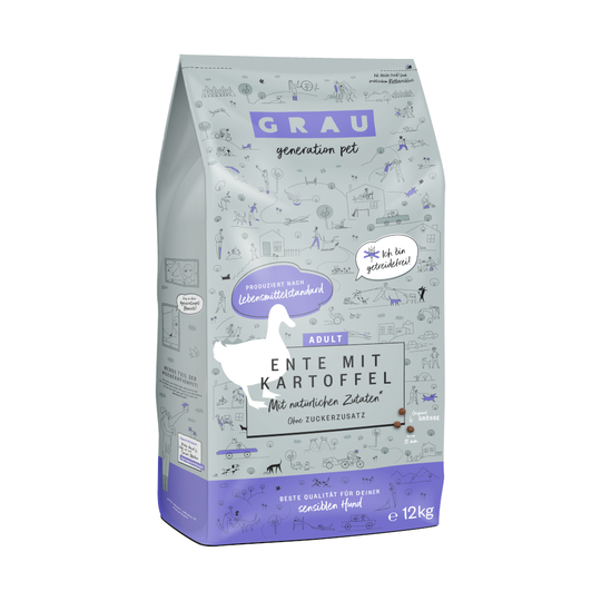 Grau ankka & peruna - 12 kg