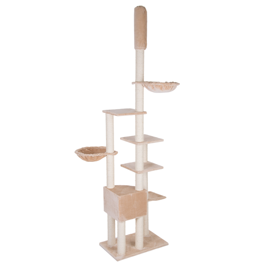 Atlas-raapimispuu kissoille - beige