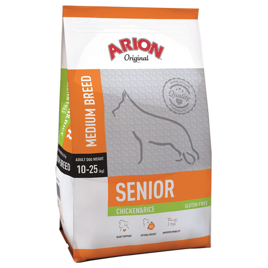 Arion Original Senior Medium Breed Chicken & Rice - 12 kg