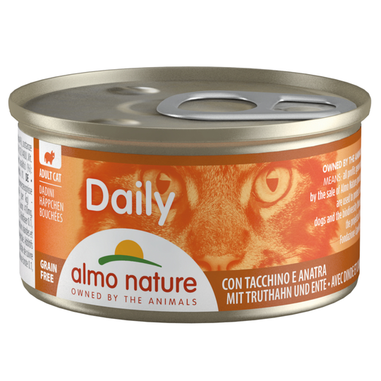 Almo Nature Daily Menu 6 x 85 g - kalkkuna & ankka