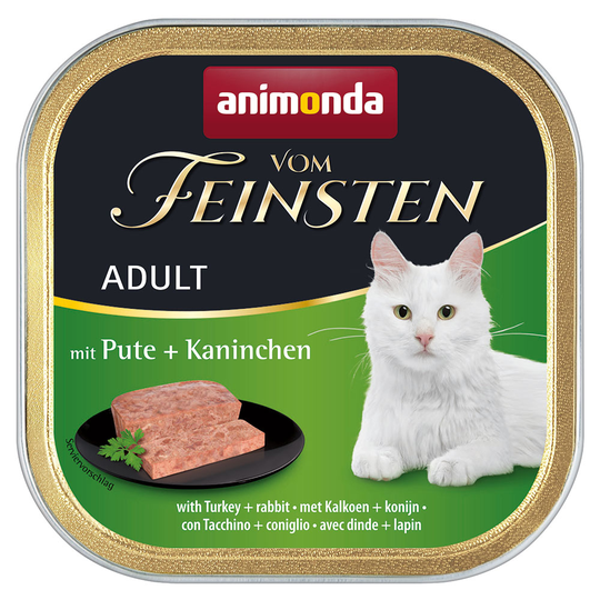 Animonda vom Feinsten Adult 6 x 100 g - kalkkuna & kaninliha