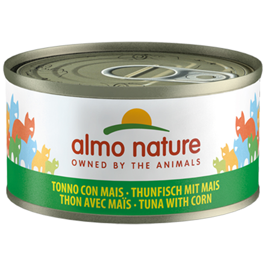 Almo Nature Legend kissanruoka 24 x 70 : 20 + 4 kaupan päälle! - tonnikala & maissi