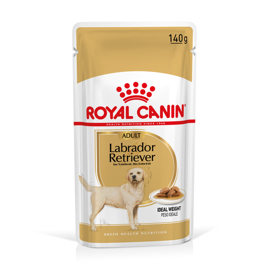 10 x 140 g / 12 x 85 g kaupan päälle! 40 x 140 g / 48 x 85 g Royal Canin Breed - Labrador Retriever kastikkeessa (40 x 140 g)
