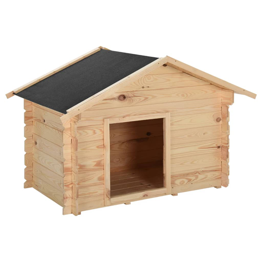 vidaXL Koirankoppi 120x70x100,6 cm täysi mänty 14 mm