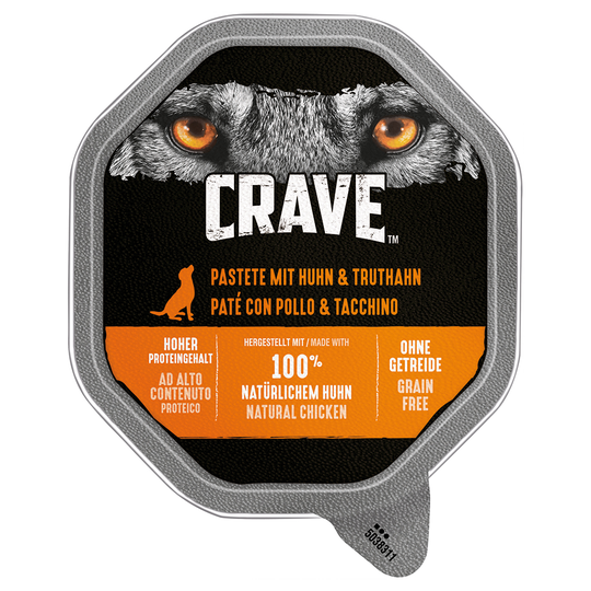 150 g Crave Adult Pate erikoishintaan! - kana & kalkkuna