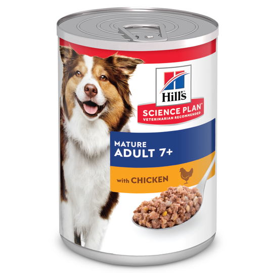 Hill's Science Plan Mature Adult 7+ 6 x 370 g - kana (6 x 370 g)
