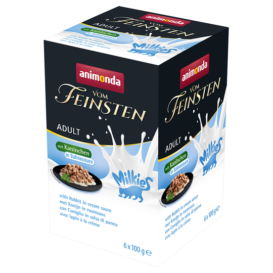 Animonda Vom Feinsten Adult Milkies in Sauce 6 x 100 g - kania kermakastikkeessa