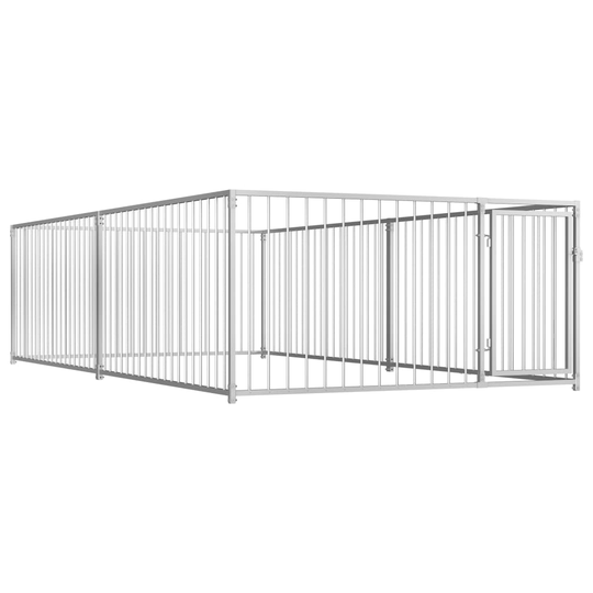 vidaXL Koiran ulkohäkki 200x400x100 cm