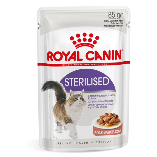 Royal Canin -säästöpakkaus 48 x 85 g - Sterilised in Gravy