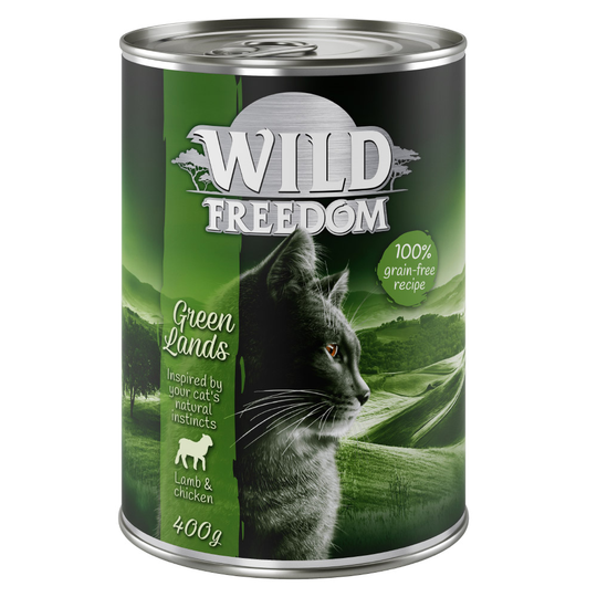Wild Freedom Adult 6 x 400 g - Green Lands - lammas & kana