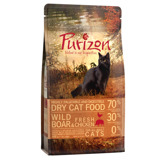 Vaihtoehtoisesti: Purizon Adult Wild Boar & Chicken - 400 g