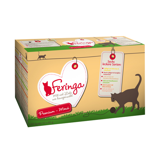 Säästöpakkaus: Feringa Pouch 48 x 85 g - lajitelma I