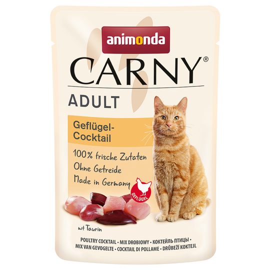 Animonda Carny Pouch 12 x 85 g - siipikarjalajitelma