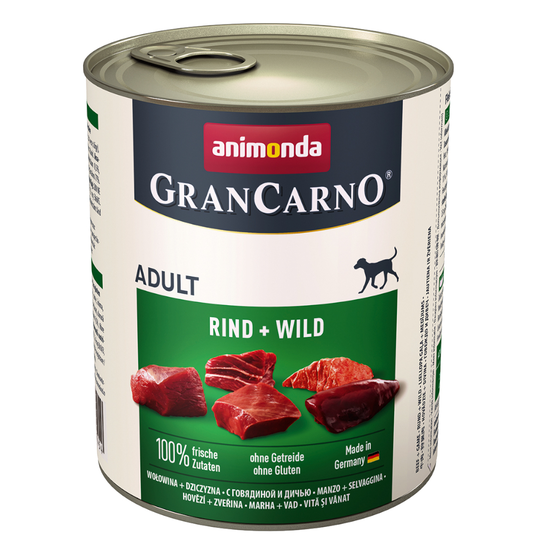 Animonda GranCarno Original Adult 6 x 800 g - nauta & riista