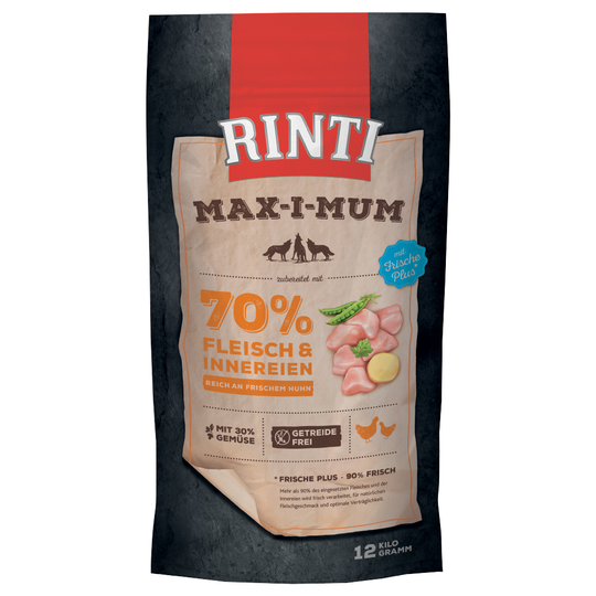 RINTI Max-i-mum Chicken - säästöpakkaus: 2 x 12 kg