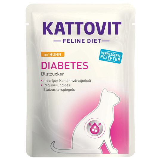 Kattovit Feline Diabetes / Weight 24 x 85 g - kana