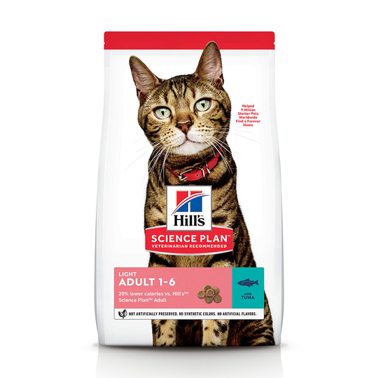 Hill's Science Plan -kissanruoka erikoishintaan! - Adult Light Tuna (1,5 kg)
