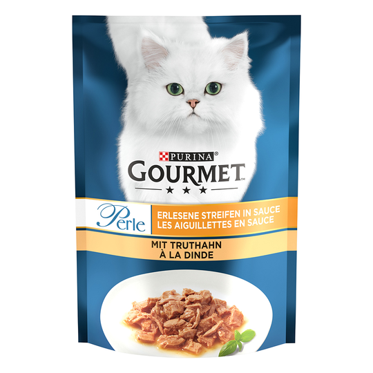 20 + 6 gratis! 26 x 85 g Gourmet Perle - Truthahn