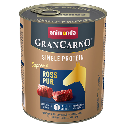 Animonda GranCarno Adult Single Protein Supreme 6 x 800 g - hevonen
