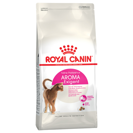 400 g / 2 kg Royal Canin -kissanruokaa erikoishintaan! - 2 kg Aroma Exigent