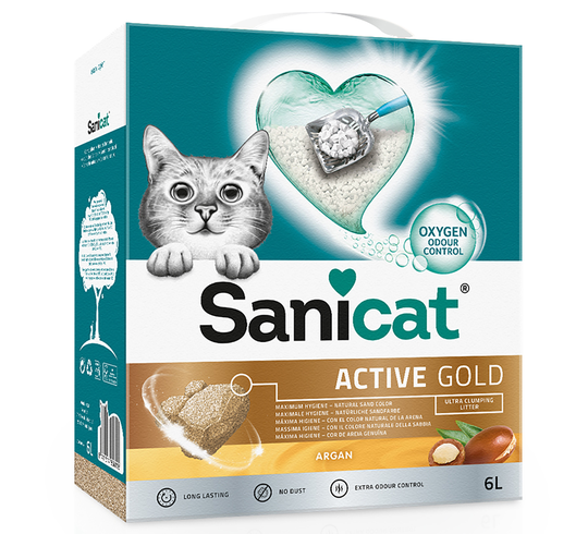 6 l Sanicat-kissanhiekkaa erikoishintaan! - Active Gold