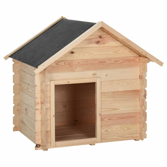 vidaXL Koirankoppi 95x75x100,6 cm täysi mänty 14 mm