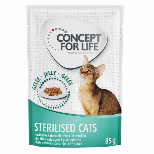 Concept for Life Sterilised Cats - in Jelly - 12 x 85 g