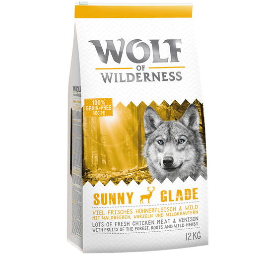 Wolf of Wilderness Sunny Glade - peura - 12 kg