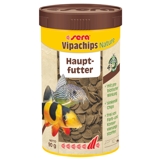 sera Vipachips Nature -ruokatabletit - 250 ml