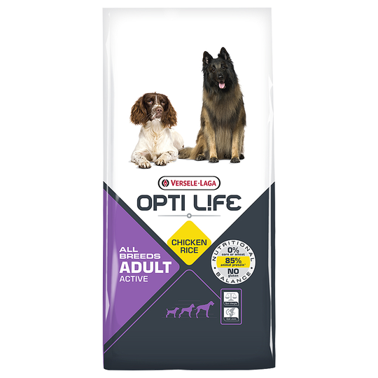 12,5 kg Opti Life Adult -koiranruoka erikoishintaan! - Adult Active