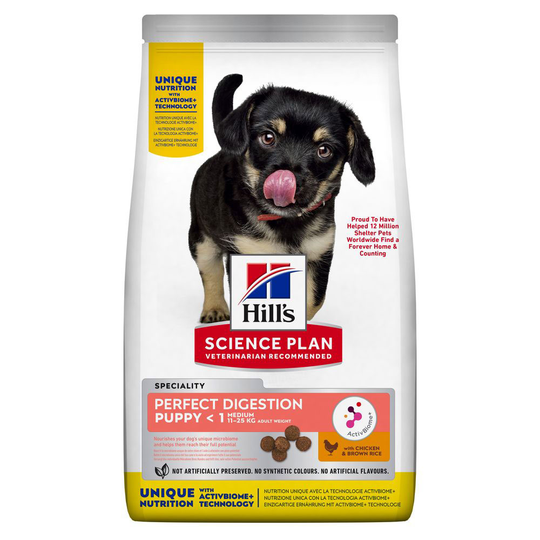 Hill's Science Plan -koiranruoka erikoishintaan! - Puppy Medium Perfect Digestion (14 kg)