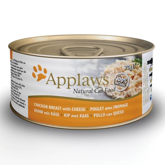 Applaws-yhteispakkaus: kuiva- ja märkäruoka säästöhintaan! - 2 kg Adult Chicken & Lamb + 6 x 70 g kana & juusto