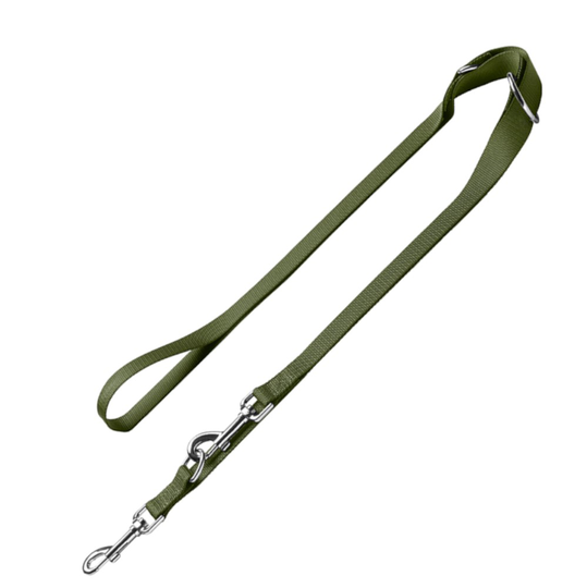 HUNTER London: kaulapanta + talutushihna, oliivinvihreä - Vario Basic S-koko + hihna 200 cm / 10 mm