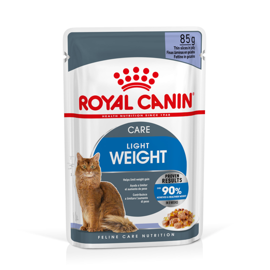 36 + 12 kaupan päälle! 48 x 85 g Royal Canin -kissanruokaa - Light Weight Care in Jelly