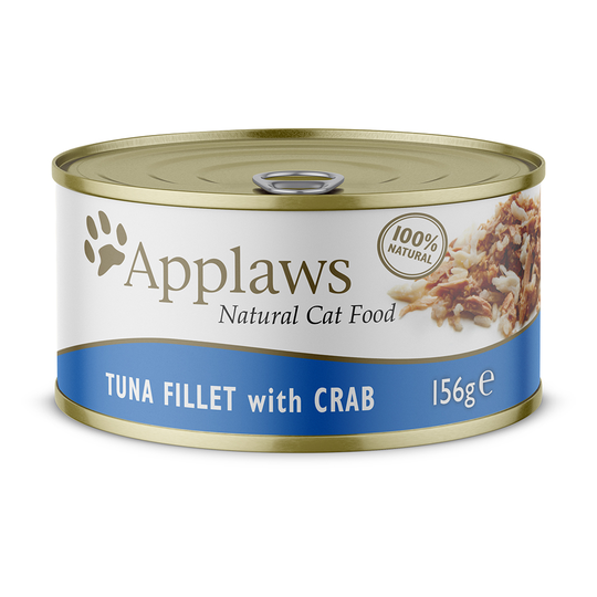 Applaws in Broth -kissanruoka 6 x 156 g - tonnikala & rapu