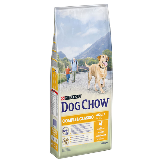 Zum Sonderpreis! Purina Dog Chow Hundefutter 14 kg - Complet/Classic Huhn