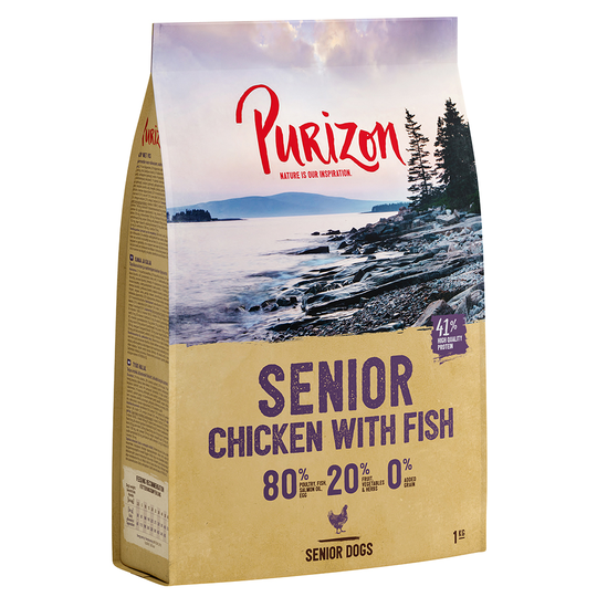 1 kg Purizon-koiranruokaa erikoishintaan! - Senior Chicken & Fish