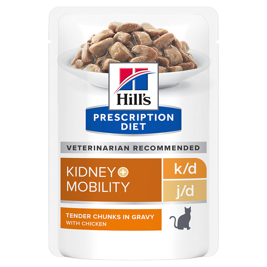 Hill's Prescription Diet k/d + Mobility Chicken - 12 x 85 g