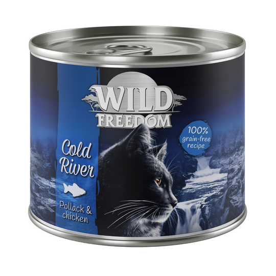 Wild Freedom Adult 6 x 200 g - Cold River - seiti & kana