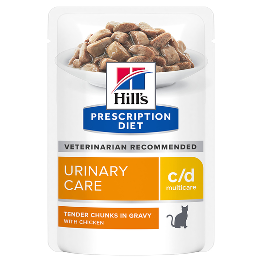Hill's Prescription Diet Feline Pouches 24 x 85 g - c/d Multicare Chicken