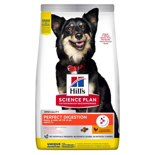Hill's Science Plan -koiranruoka erikoishintaan! - Adult 1+ Perfect Digestion Small & Mini (6 kg)