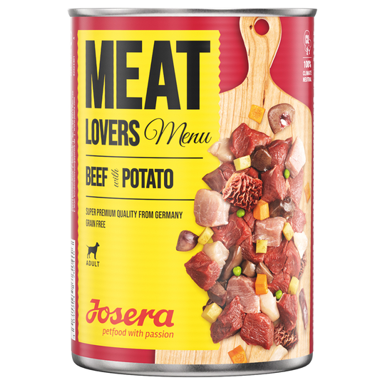 Josera Meatlovers Menü 6 x 800 g - nauta & peruna