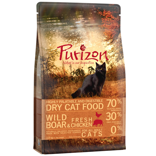 Vaihtoehtoisesti: Purizon Adult Wild Boar & Chicken - 2,5 kg